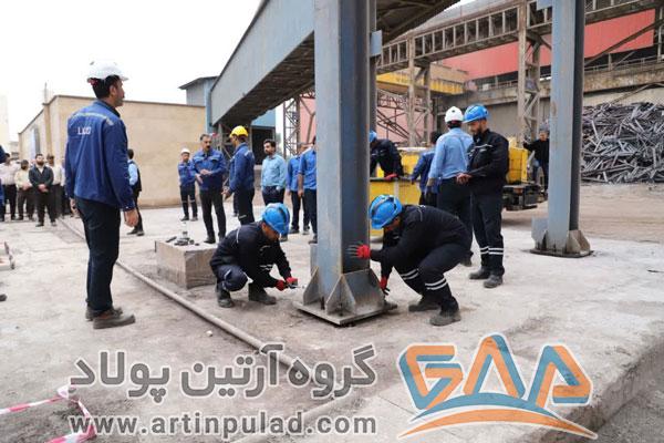 آیین عملیات احداث فاز دوم کارخانه فولادسازی گروه ملی فولاد ایران برگزار شد 12 گروه ملی فولاد 3 1