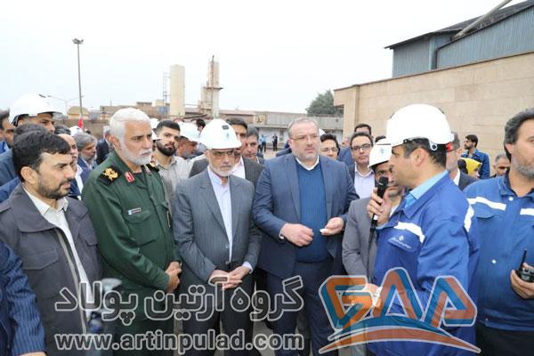 آیین عملیات احداث فاز دوم کارخانه فولادسازی گروه ملی فولاد ایران برگزار شد 11 گروه ملی فولاد2